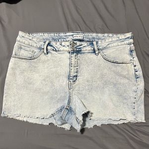 AVA Acid Wash Jean Shorts